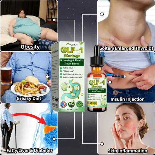 𝐇𝐎𝐍𝐗𝐈® 𝐆𝐋𝐏-𝟏 𝐌𝐨𝐫𝐢𝐧𝐠𝐚 𝐒𝐥𝐢𝐦𝐦𝐢𝐧𝐠 & 𝐇𝐞𝐚𝐥𝐭𝐡 𝐁𝐨𝐨𝐬𝐭 𝐃𝐫𝐨𝐩𝐬