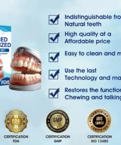 𝐁𝐢𝐤𝐞𝐧𝐝𝐚® Advanced Customized Full Denture Set
