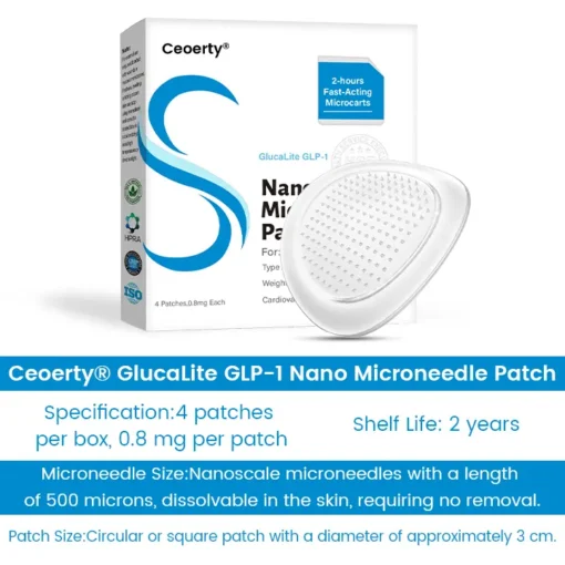 Ceoerty® GlucaLite GLP-1 나노 마이크로니들 패치