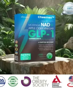Cheemex™ GLP-1 Slimming & Health Ultra Concentrated Essence Liquid Pearls – NAD+ Moringa & ACV