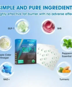 Cheemex™ GLP-1 Slimming & Health Ultra Concentrated Essence Liquid Pearls – NAD+ Moringa & ACV