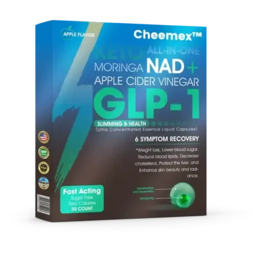 Cheemex™ GLP-1 Slimming & Health Ultra Concentrated Essence Liquid Pearls – NAD+ Moringa & ACV