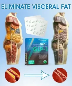 Cheemex™ GLP-1 Slimming & Health Ultra Concentrated Essence Liquid Pearls – NAD+ Moringa & ACV