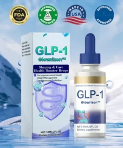 Glowrizon™GLP-1 Slimming & Health Boost Drops Pembakar lemak bermutu makanan Dikembangkan oleh The Obesity Society