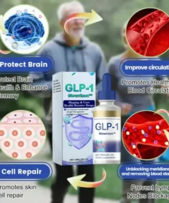 Glowrizon™GLP-1 Slimming & Health Boost Drops Pembakar lemak bermutu makanan Dikembangkan oleh The Obesity Society