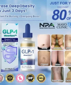 Glowrizon™GLP-1 Slimming & Health Boost Drops Pembakar lemak bermutu makanan Dikembangkan oleh The Obesity Society