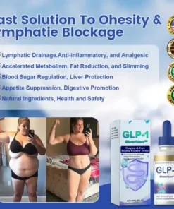 Glowrizon™GLP-1 Slimming & Health Boost Drops Pembakar lemak bermutu makanan Dikembangkan oleh The Obesity Society