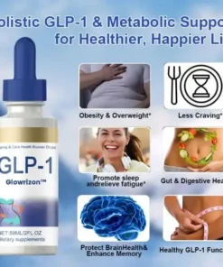 Glowrizon™GLP-1 Slimming & Health Boost Drops Pembakar lemak bermutu makanan Dikembangkan oleh The Obesity Society