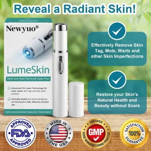 Newyuo® LumeSkin Mole and Wart Removal Laser Pen