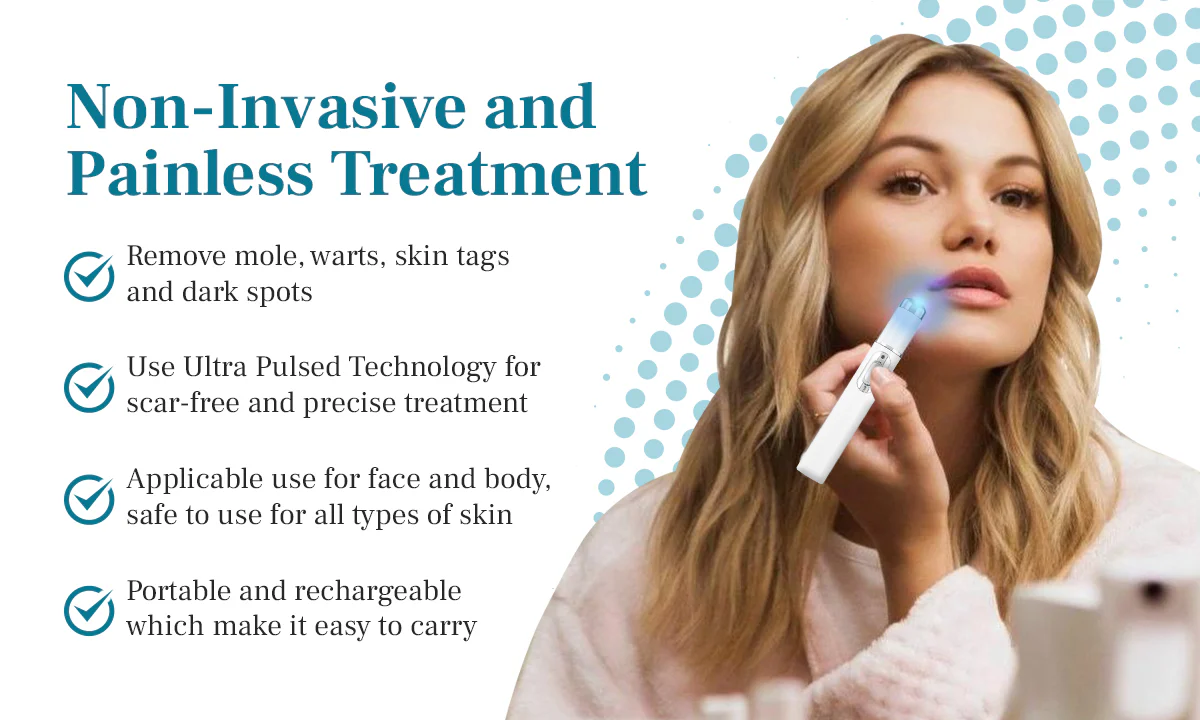 Newyuo® LumeSkin Mole and Wart Removal Laser Pen