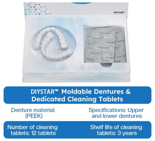 Official Store | DIYSTAR™ Moldable Dentures🧑🏽‍⚕️Obtain American Dental Association (ADA) Certification