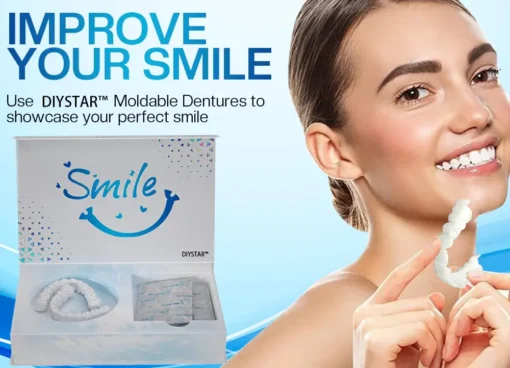 Official Store | DIYSTAR™ Moldable Dentures🧑🏽‍⚕️Obtain American Dental Association (ADA) Certification
