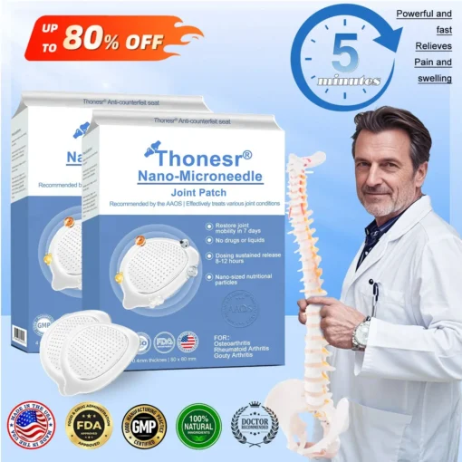 Thonesr® 나노 마이크로니들 관절 패치