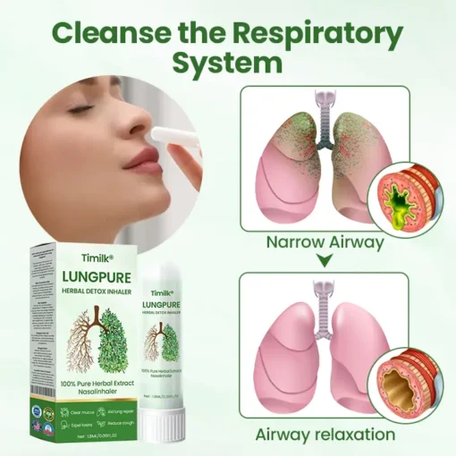 Timilk® LungPure Luibhe Detox Inhaler