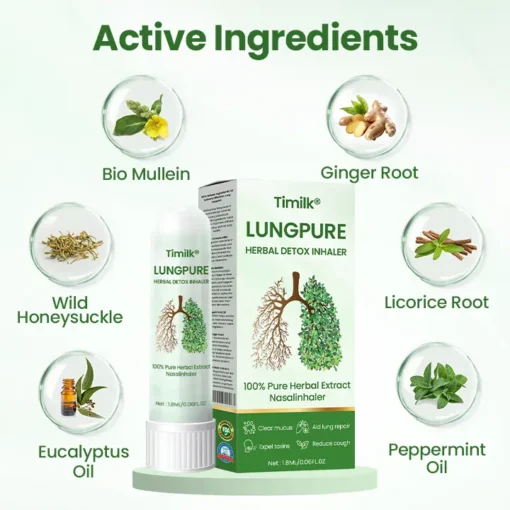 Timilk® LungPure Luibhe Detox Inhaler