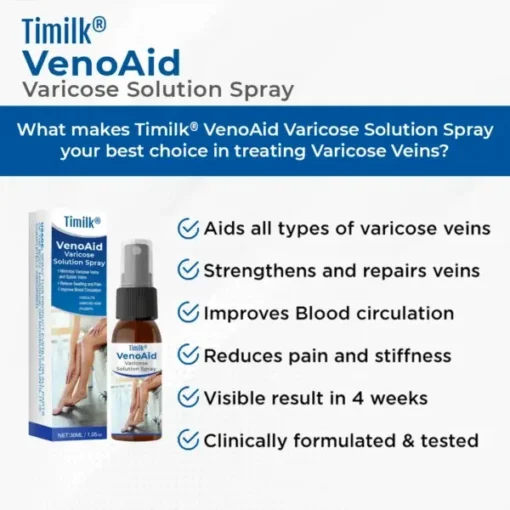 Timilk® VenoAid Varicose Solution Spray
