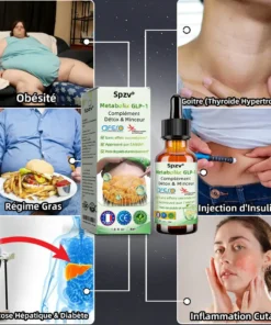 Spzv® Metabolix GLP-1 Complément Détox & Minceur