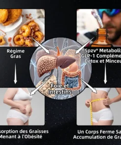Spzv® Metabolix GLP-1 Complément Détox & Minceur