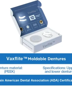 VAXFLITE™ Moldable Dentures💯 Obtain American Dental Association
