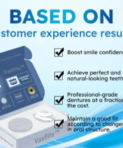 VAXFLITE™ Moldable Dentures💯 Obtain American Dental Association