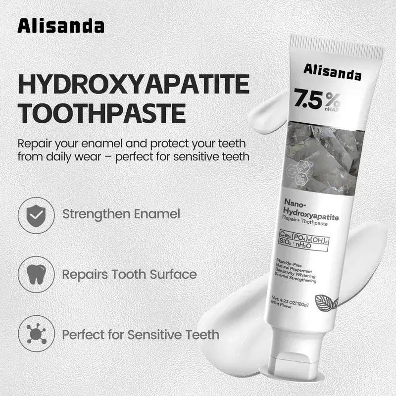 Alisanda 7.5% nHAP Nano-Hydroxyapatite Repair &Protect Toothpas
