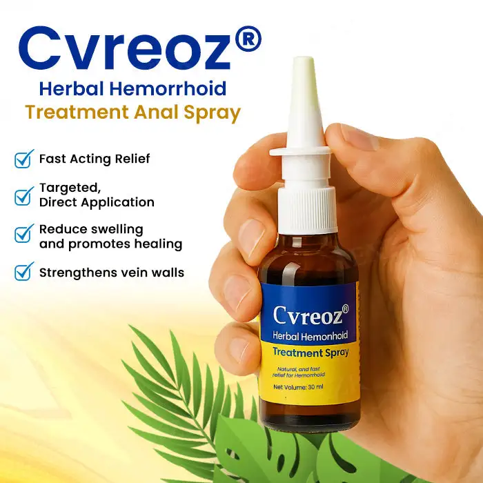 Cvreoz® Herbal Hemorrhoid Treatment Anal Spray