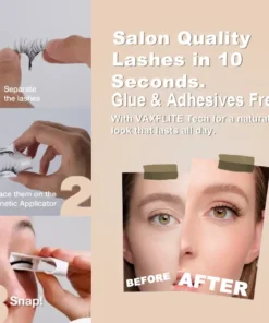 Vaxflite™ Magnetic Lashes Kit – From Bare to Bold in One Click