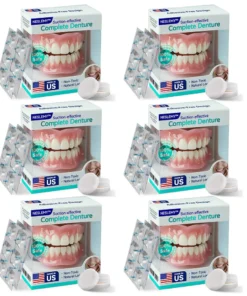 ✅ Made and Shipped from the US |  Suction-fit Complete Denture🍀