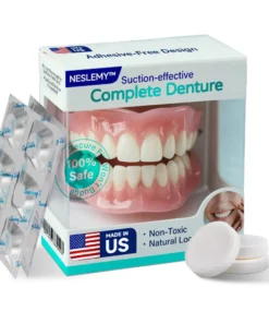 ✅ Made and Shipped from the US |  Suction-fit Complete Denture🍀