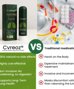 🌿 Official Store | Cvreoz® Natural Herbal Lung Detox Inhaler ✅ Breathe Free, Live Fully—25% Off Today!