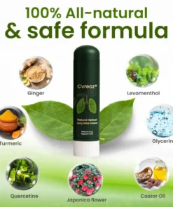 🌿 Official Store | Cvreoz® Natural Herbal Lung Detox Inhaler ✅ Breathe Free, Live Fully—25% Off Today!