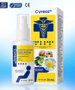 Cvreoz® Herbal Hemorrhoids Fast-Acting Treatment Spray
