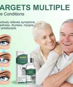 🔥Hot Sale - 50% OFF🌿 Cvreoz® Nano Eye Drops Serum for Presbyopia and Myopia