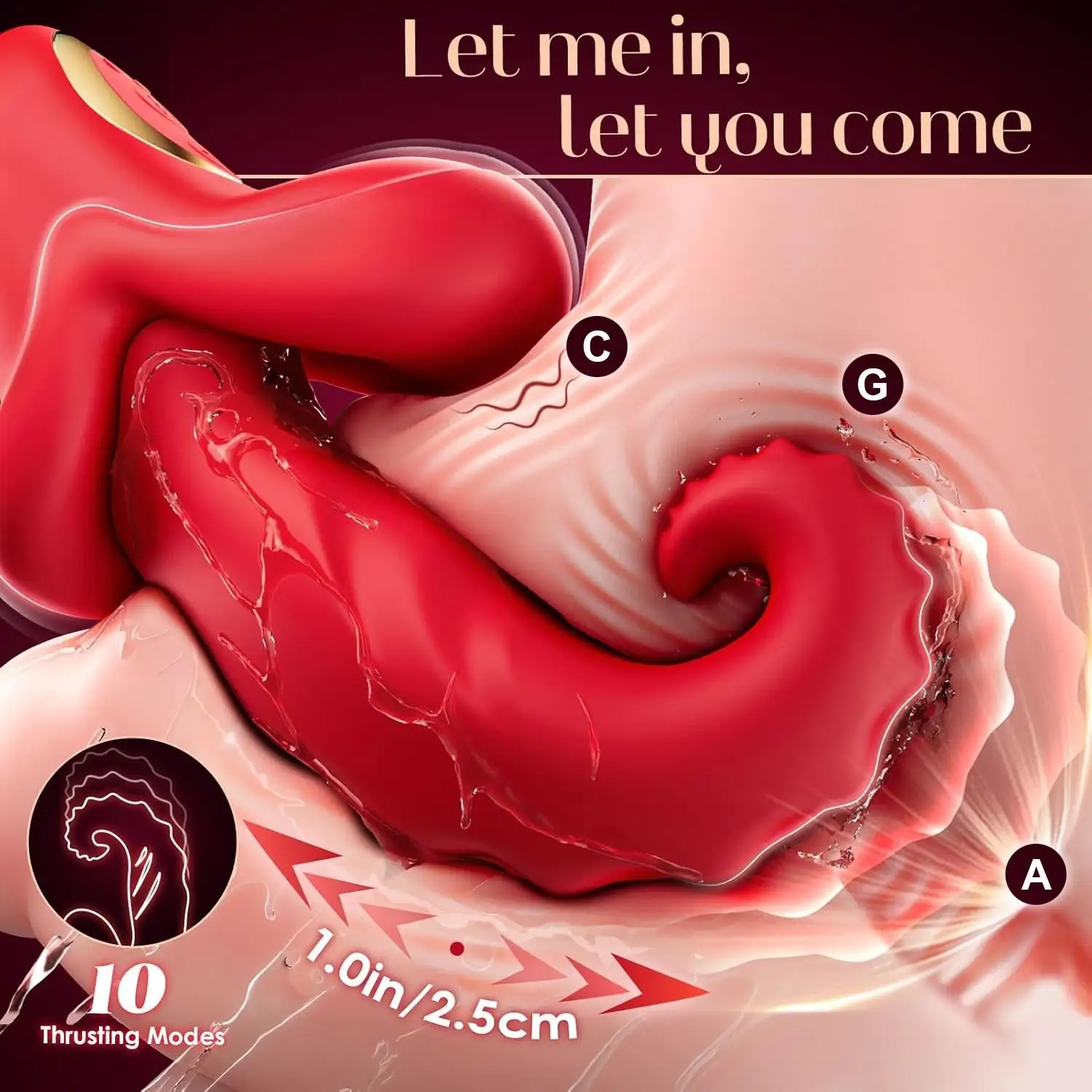 OraliX Suptruck 4-in-1 Thrusting & Licking Tongue Kiwinet Vibrator