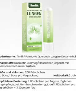 Timilk® Pulmovia Quercetin Lungenentgiftungs-Inhalator