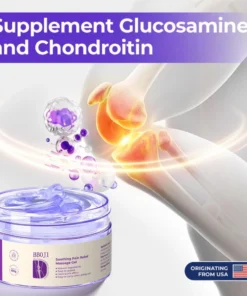 Gel Porffor BBOJI™ Yn gwrthod poen a llid