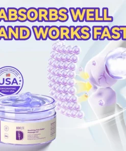 Gel Porffor BBOJI™ Yn gwrthod poen a llid