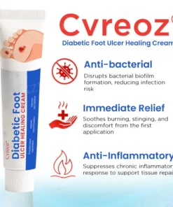 Cvreoz® Diabetic Foot Ulcer Healing Cream