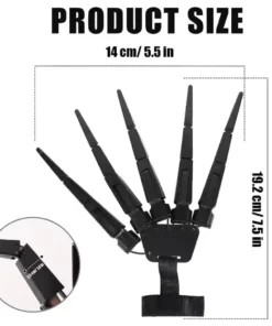 ہالووین آرٹیکولیٹڈ فنگرز تمام انگلیوں کے سائز میں فٹ بیٹھتی ہیں۔