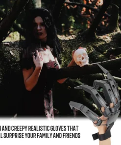ہالووین آرٹیکولیٹڈ فنگرز تمام انگلیوں کے سائز میں فٹ بیٹھتی ہیں۔