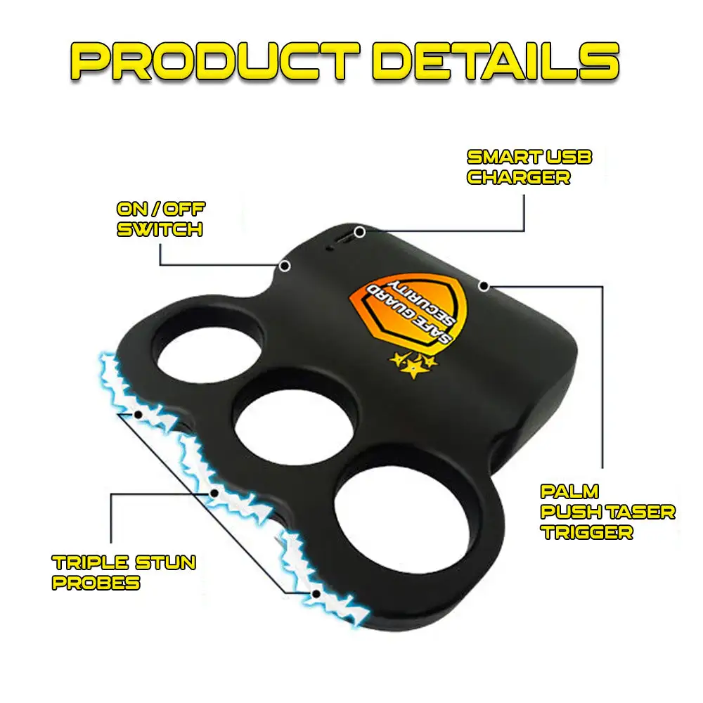 VOLTGRIP™ انتہائی 50,000,000 Knuckle Stun Ring