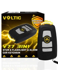 VOLTIC V77 3in1 Stun & Flashlight & Alarm Car Keychain