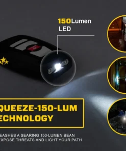 VOLTIC V77 3in1 Stun & Flashlight & Alarm Car Keychain