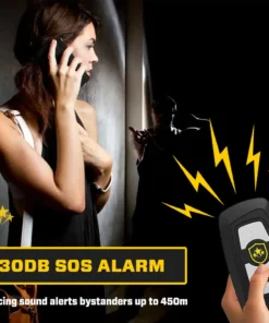 VOLTIC V77 3in1 Stun & Flashlight & Alarm Car Keychain