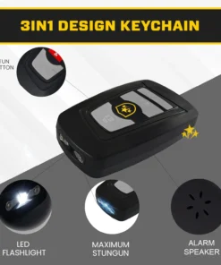 VOLTIC V77 3in1 Stun & Flashlight & Alarm Car Keychain