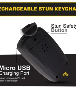 VOLTIC V77 3in1 Stun & Flashlight & Alarm Car Keychain