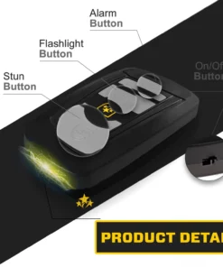 VOLTIC V77 3in1 Stun & Flashlight & Alarm Car Keychain