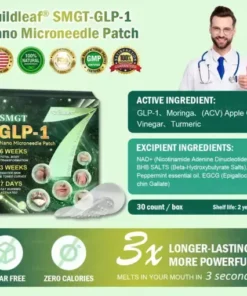 Buildleaf® SMGT-GLP-1 Nano Microneedle Patch with Collagen Peptides &Matrixyl 3000