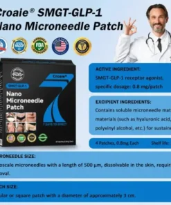 Croaie® Nano Microneedle Patch with SMGT-GLP-1 & Matrixyl 3000