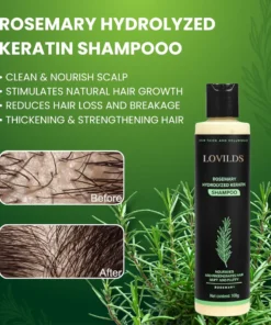 LOVILDS® Rosemary Hydrolyzed Keratin Shampoo